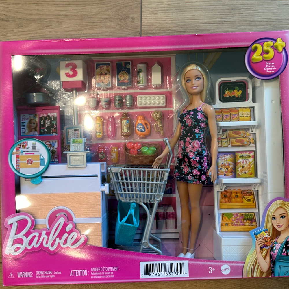 New In Box Barbie Supermarket & Groceries
